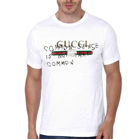 common sense gucci shirt|Gucci jersey t shirt.